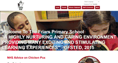 Desktop Screenshot of friarsprimaryschool.co.uk